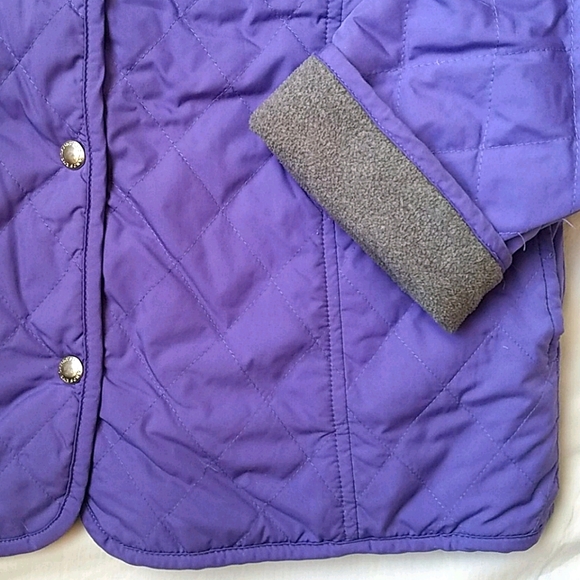 Lands' End Girls Reversible Barn Jacket - Picture 2 of 7